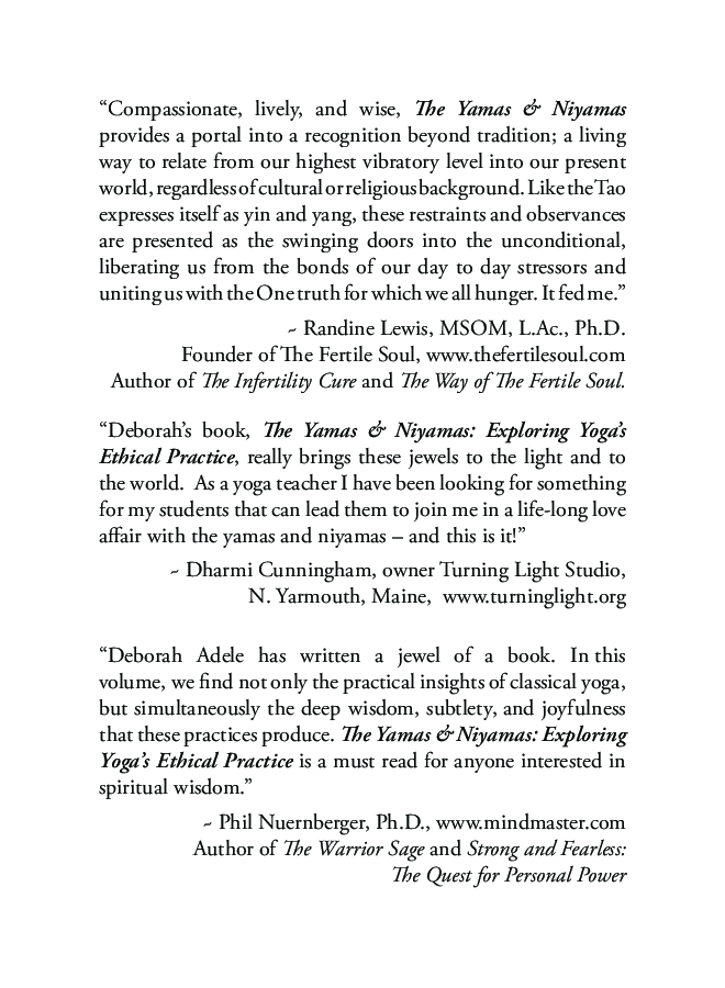 The Yamas And Niyamas - Page 3