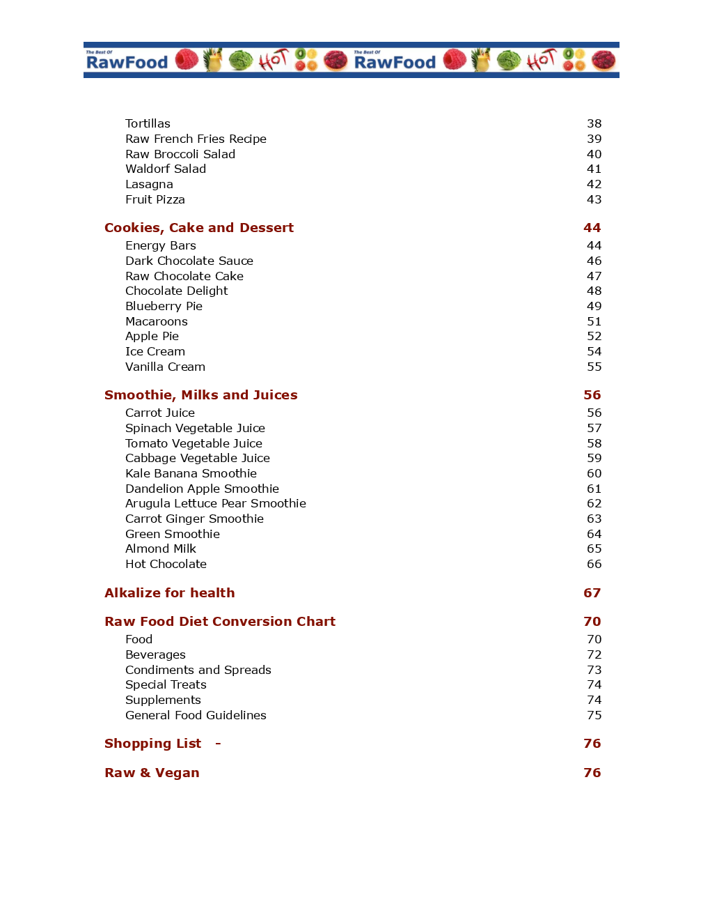 The Best Raw Food Recipes - Page 3