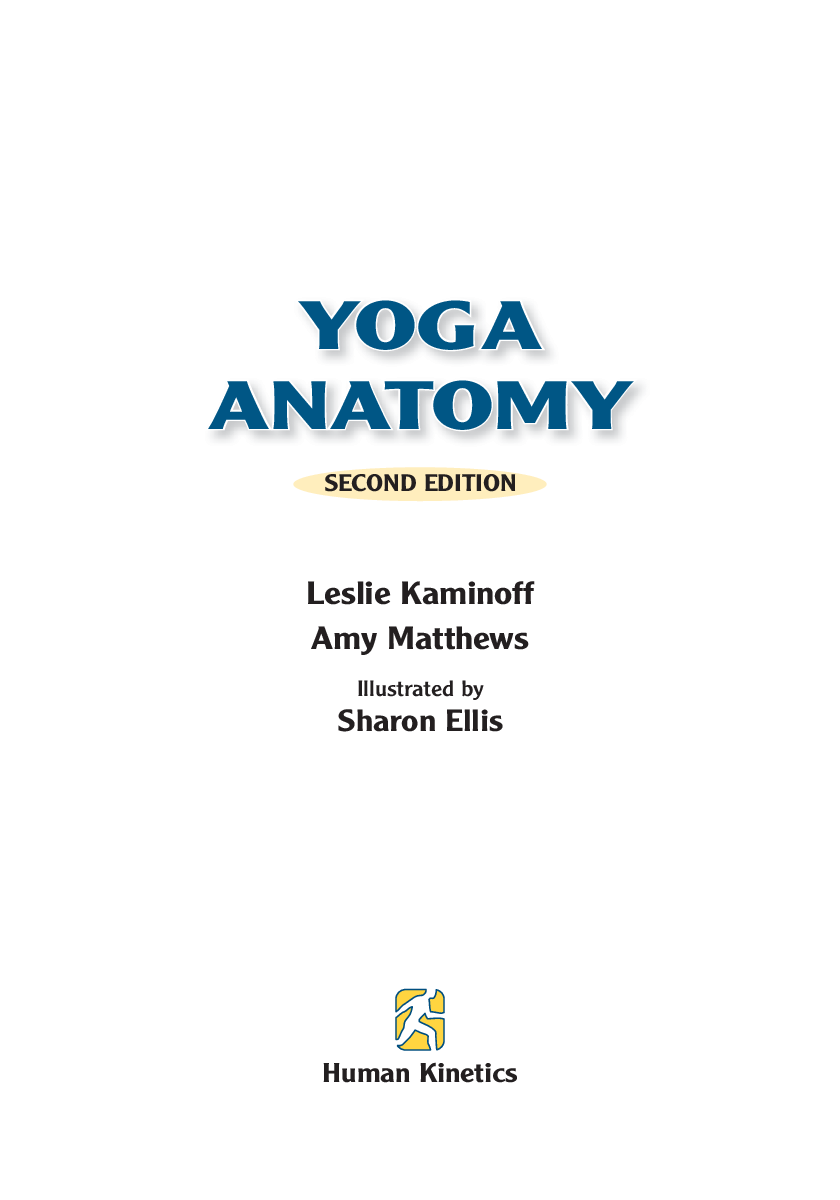 Yoga Anatomy - Page 1