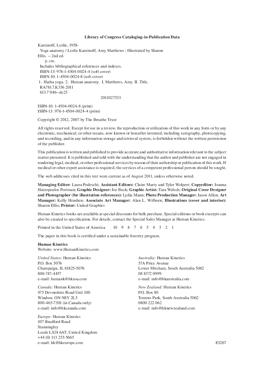 Yoga Anatomy - Page 2