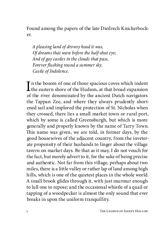 The Legend Of Sleepy Hollow - Page 2