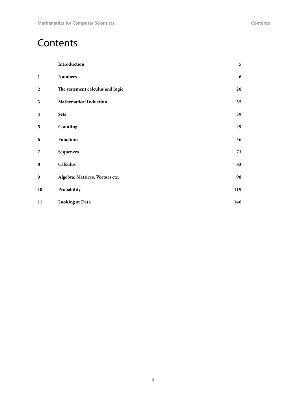 Mathematics For Computer Scientists - Page 4