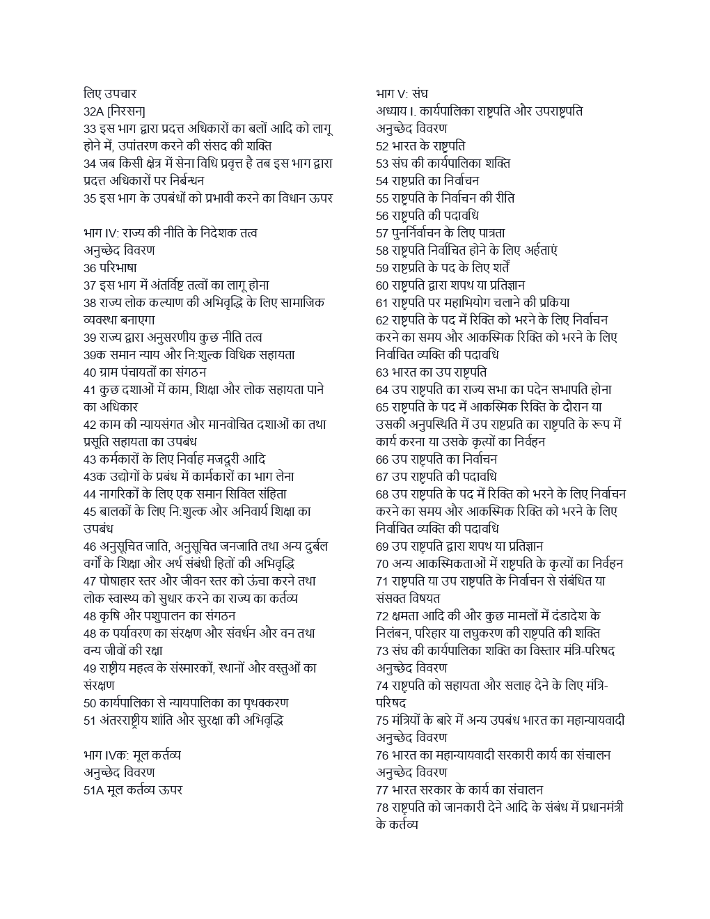 Indian Constitution For MPPSC Study Material In Hindi - Page 3