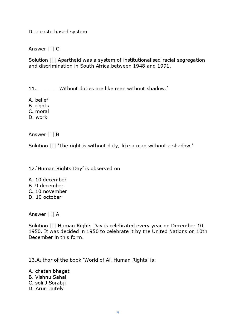 MPPSC 2013  Previous Year Question Paper With Solution - Page 5