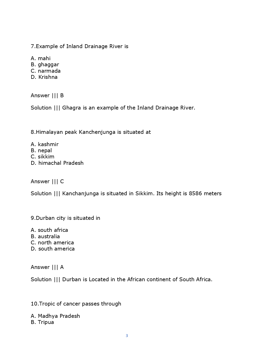 MPPSC 2014  Previous Year Question Paper With Solution - Page 4