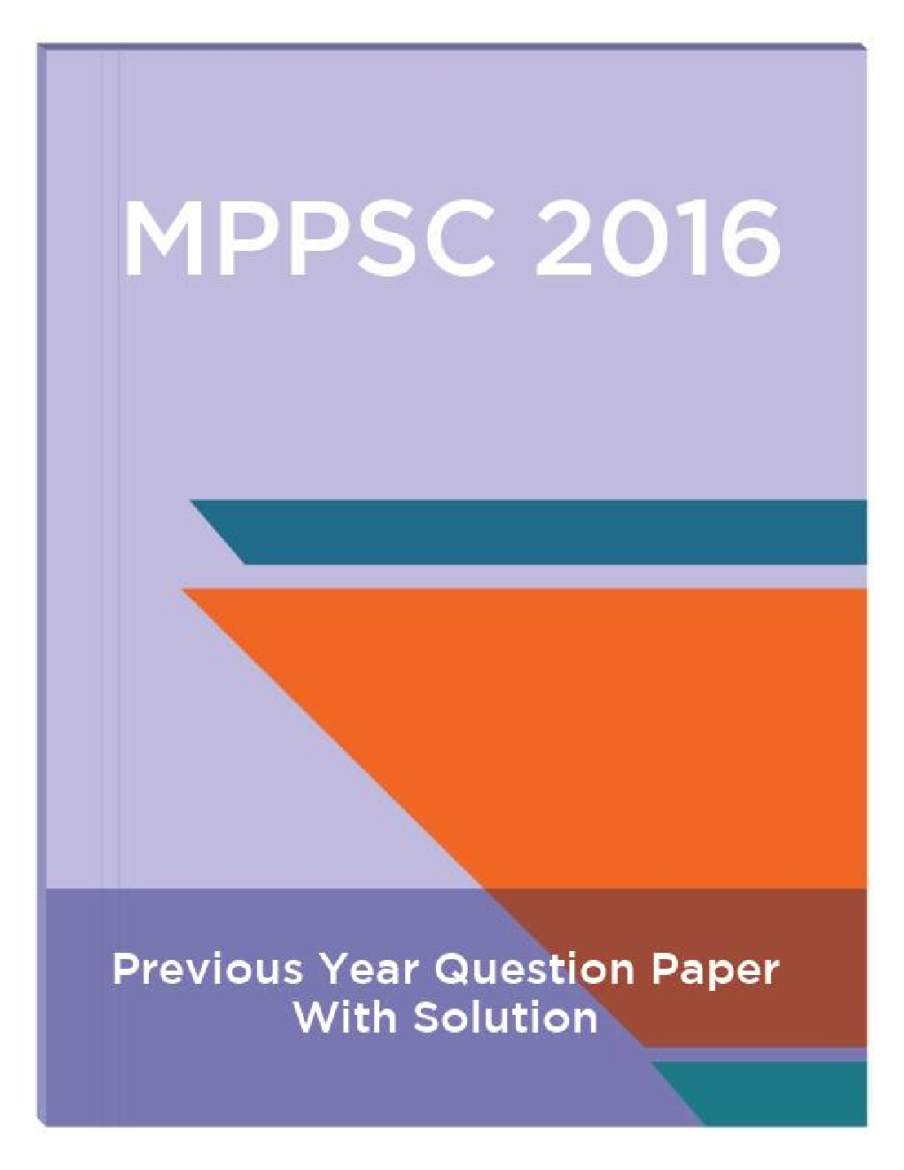 MPPSC 2016  Previous Year Question Paper With Solution - Page 1