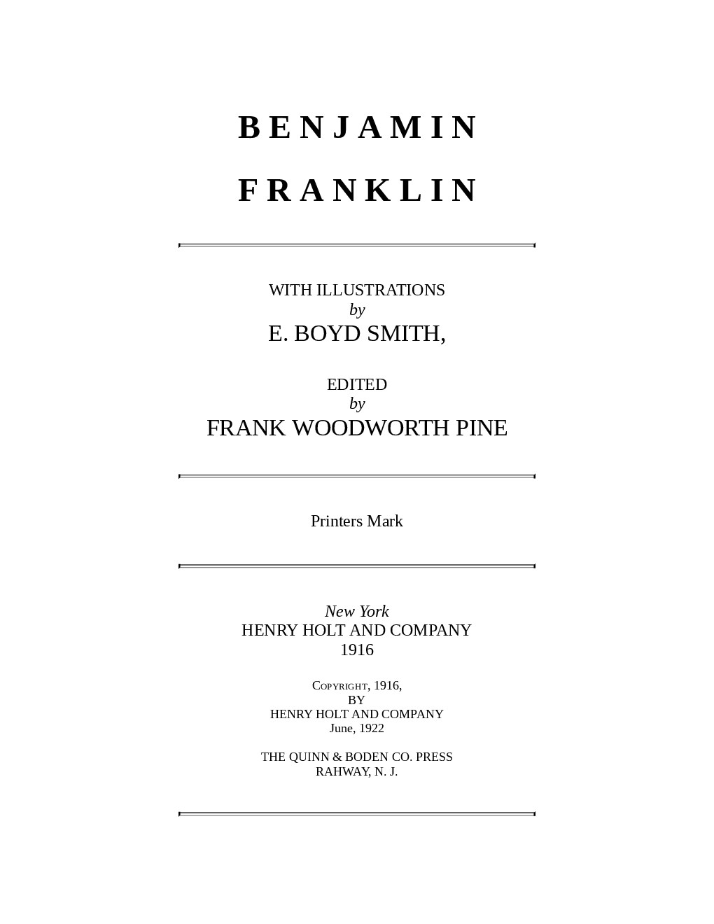 Franklin's Autobiography - Page 3