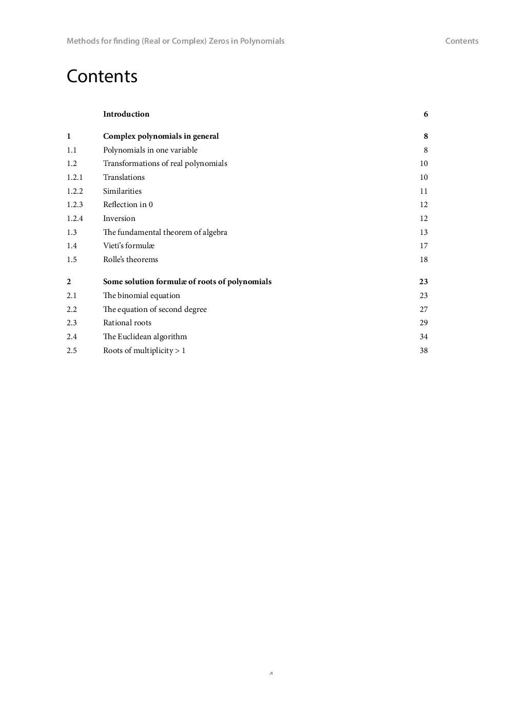 Methods For Finding Zeros In Polynomials - Page 3