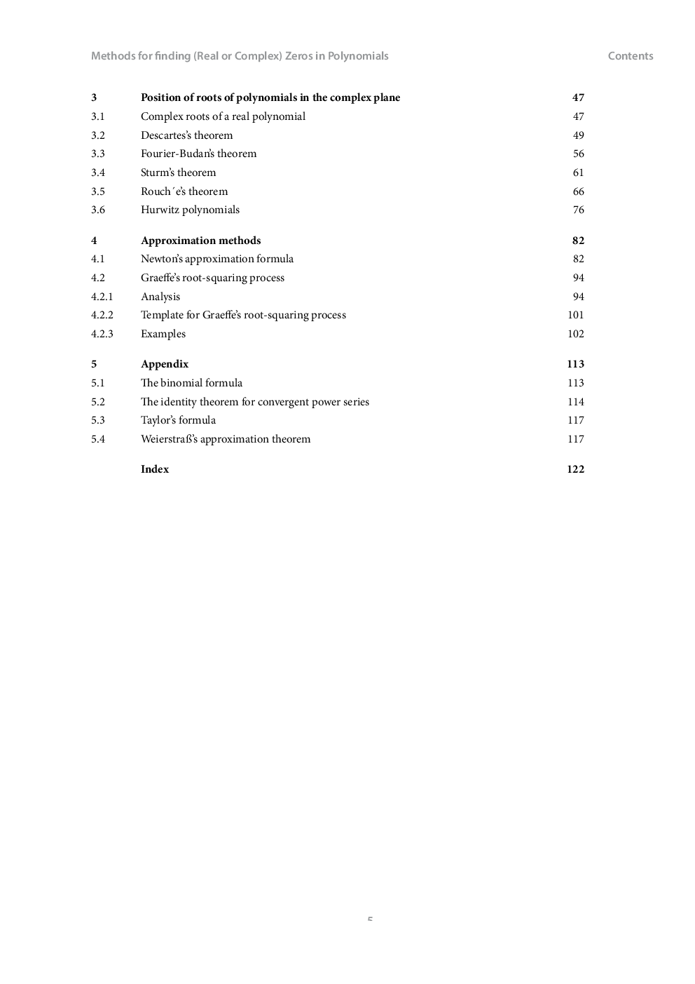 Methods For Finding Zeros In Polynomials - Page 4