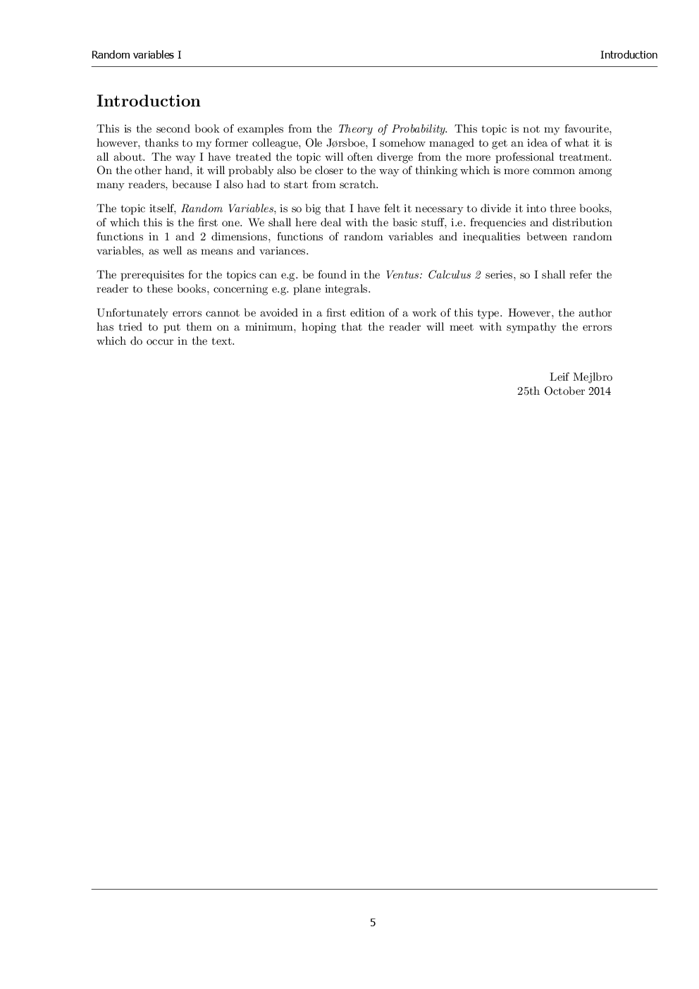 Random Variables III - Page 4