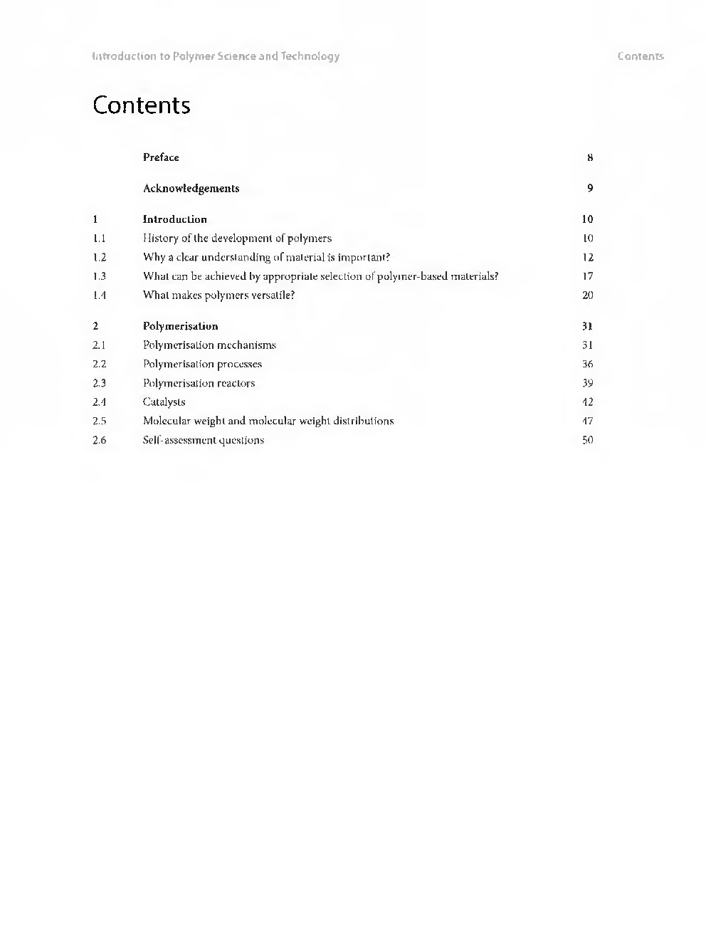 Introduction To Polymer Science And Technology - Page 3
