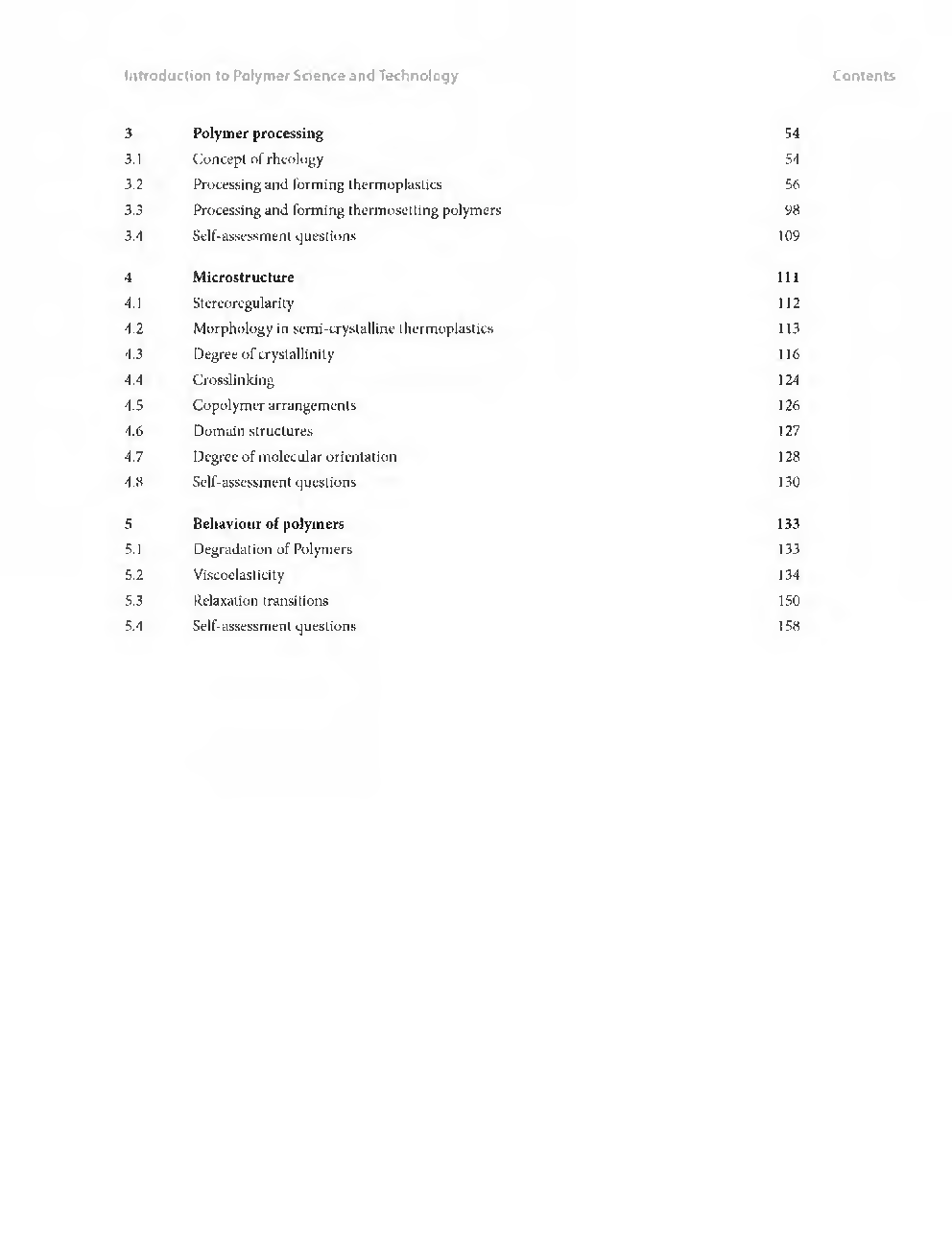 Introduction To Polymer Science And Technology - Page 4