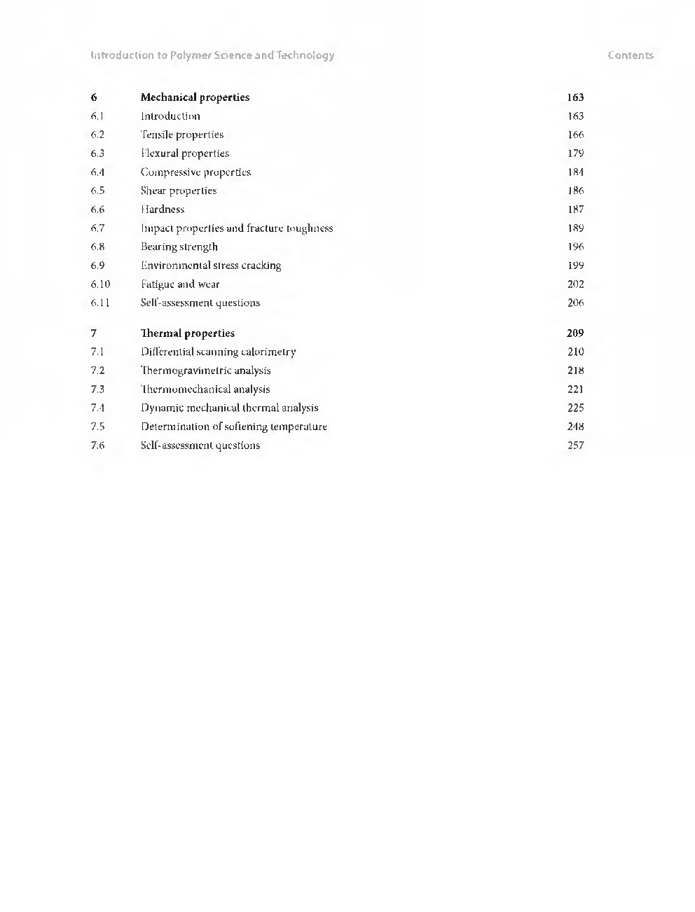 Introduction To Polymer Science And Technology - Page 5