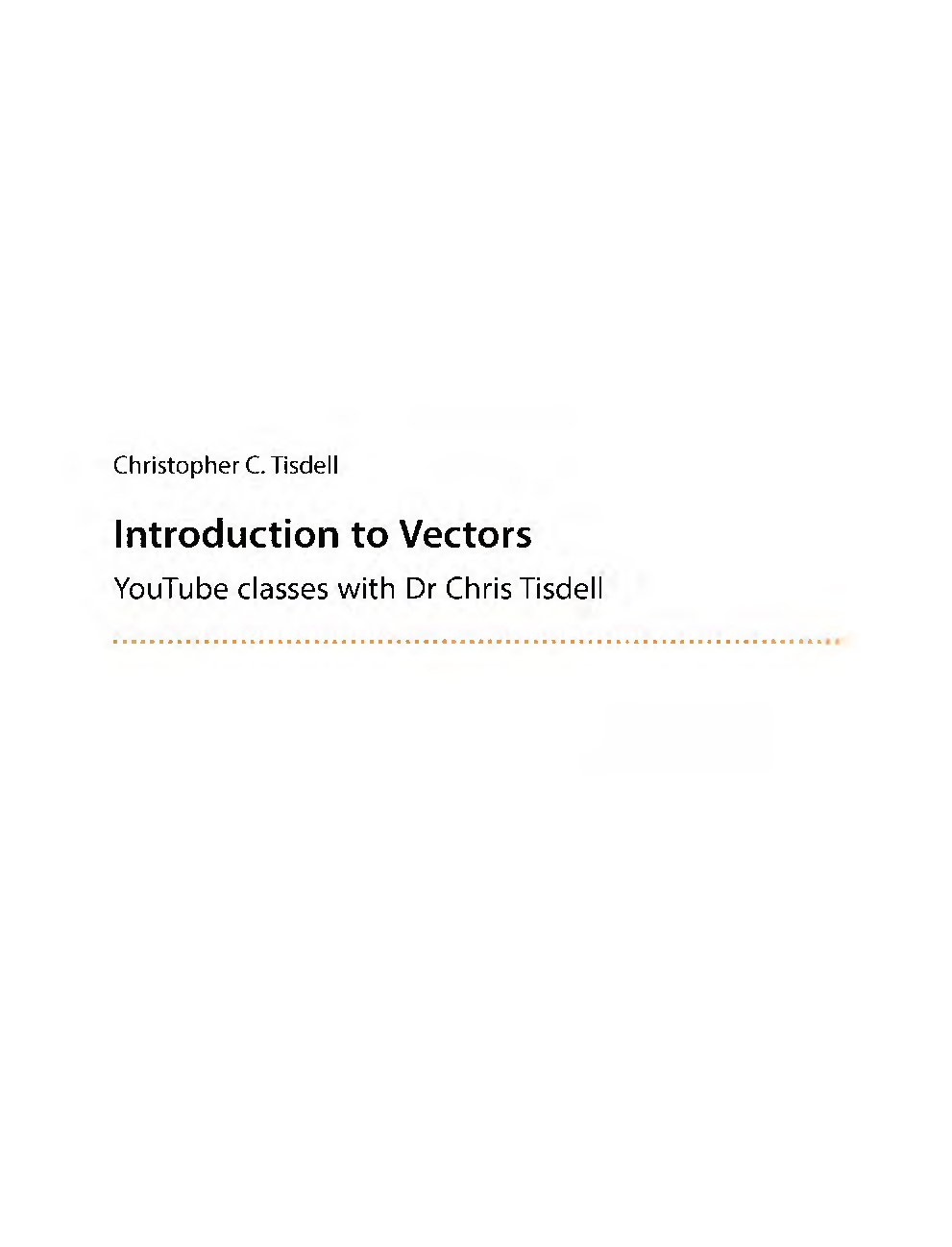Introduction To Vectors  - Page 2