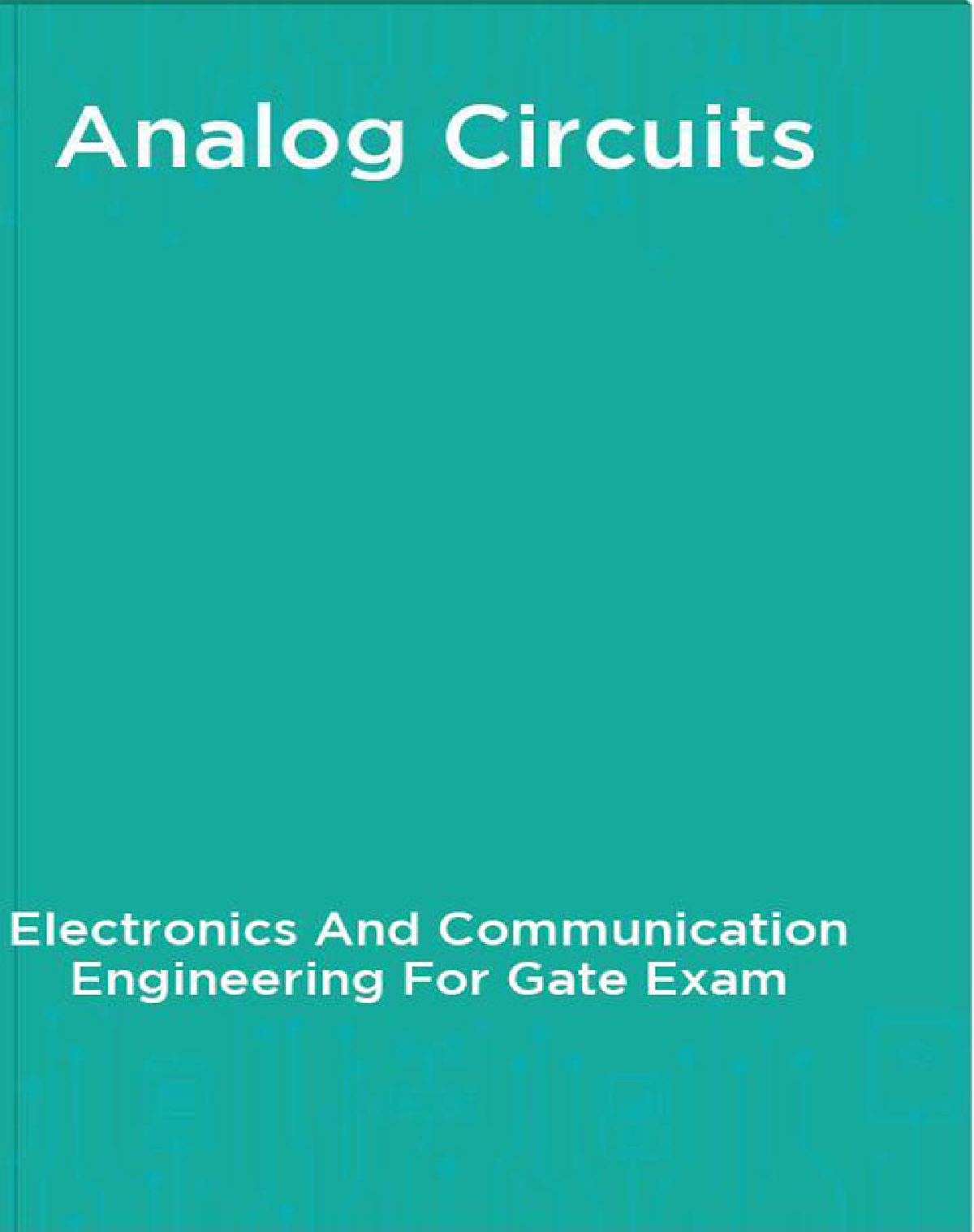 Analog Circuits - Page 1