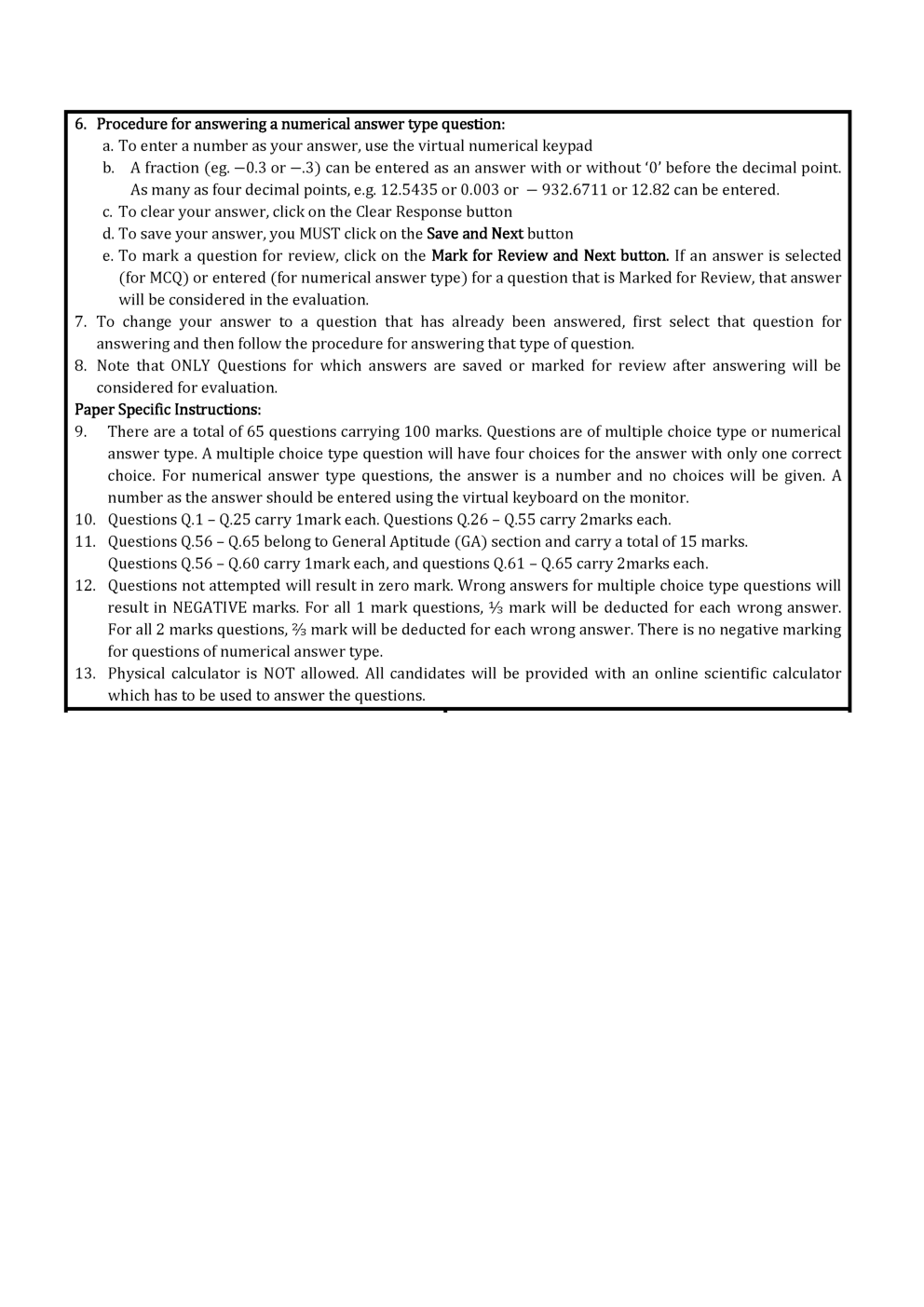 Gate-2019 Full Length Test - Page 3