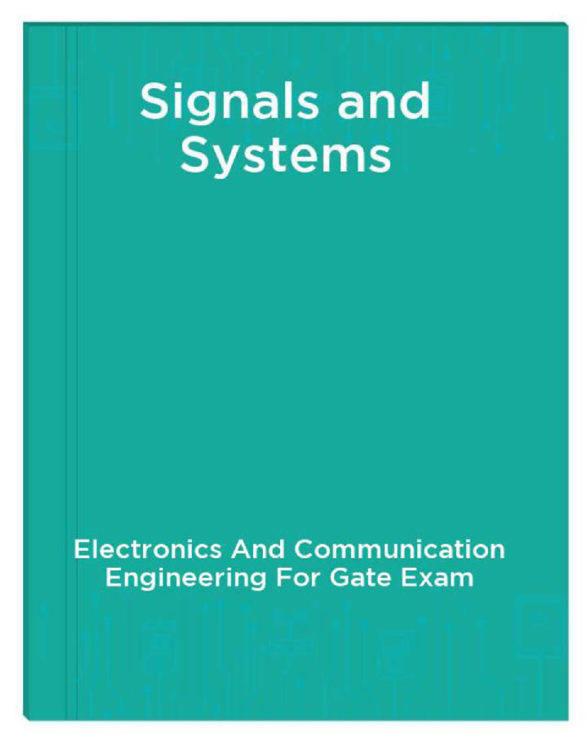Signals And Systems - Page 1
