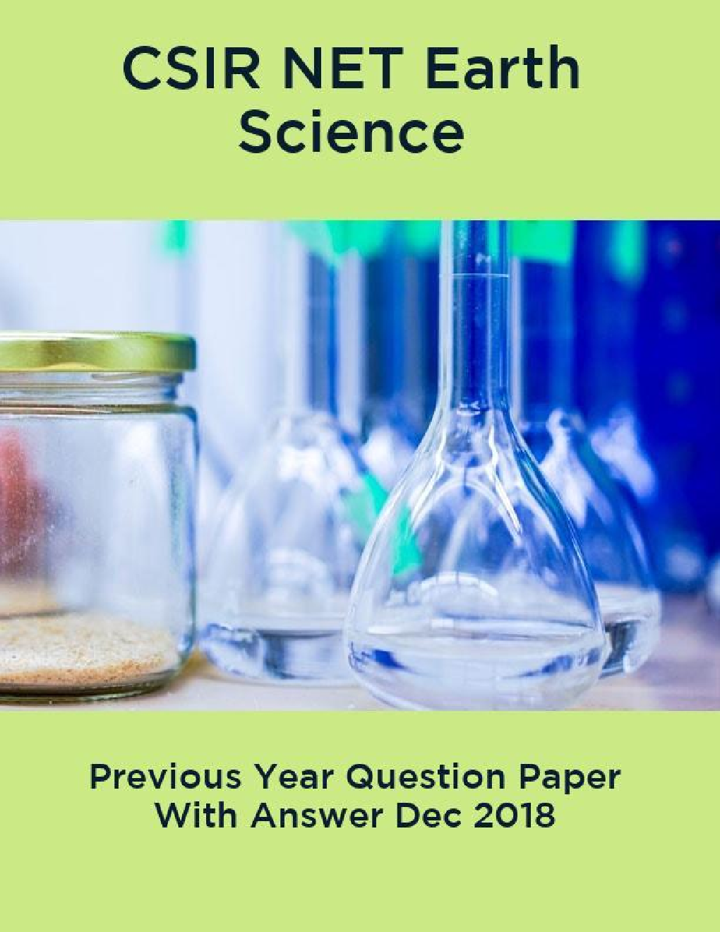 CSIR NET Earth Science Previous Year Question Paper With Answer Dec 2018 - Page 1
