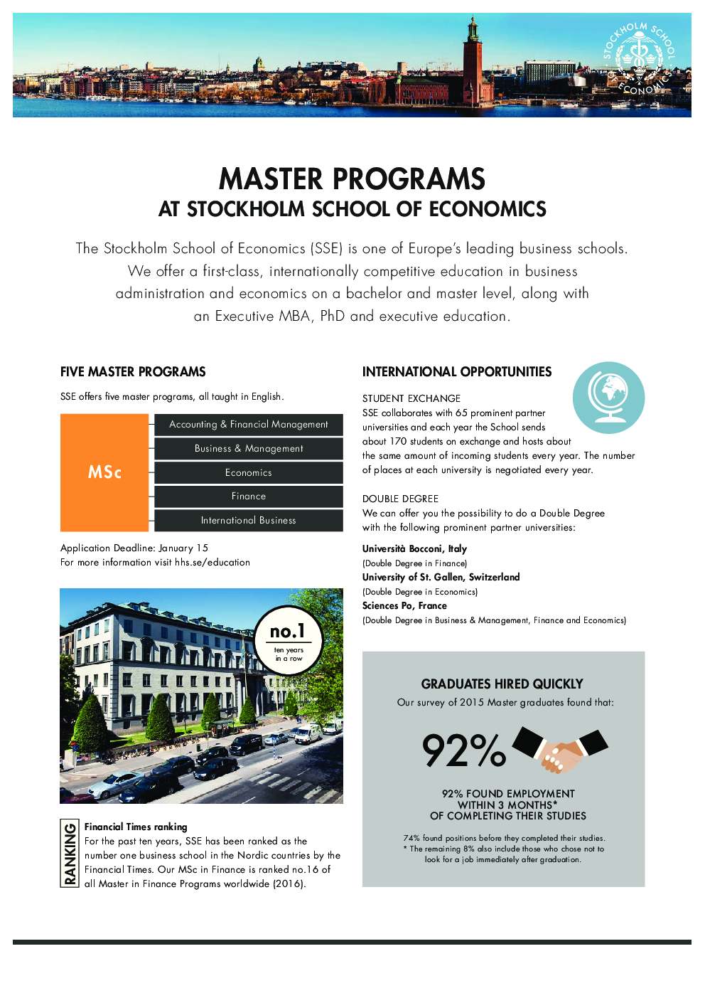 Stockholm School Of Economics - Page 5