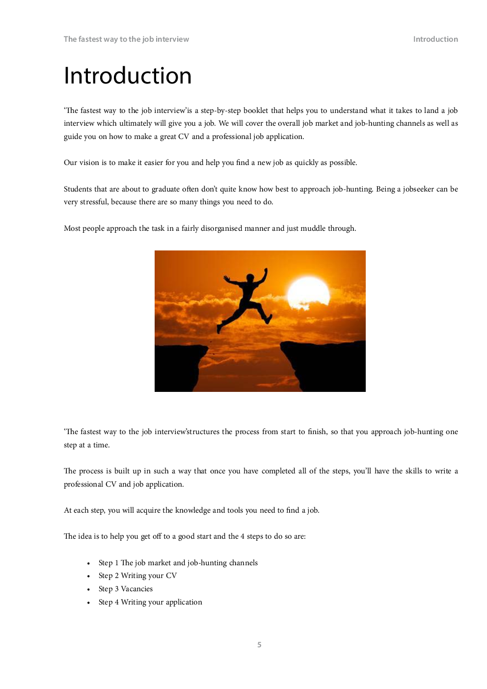 The Fastest Way To The Job Interview - Page 4