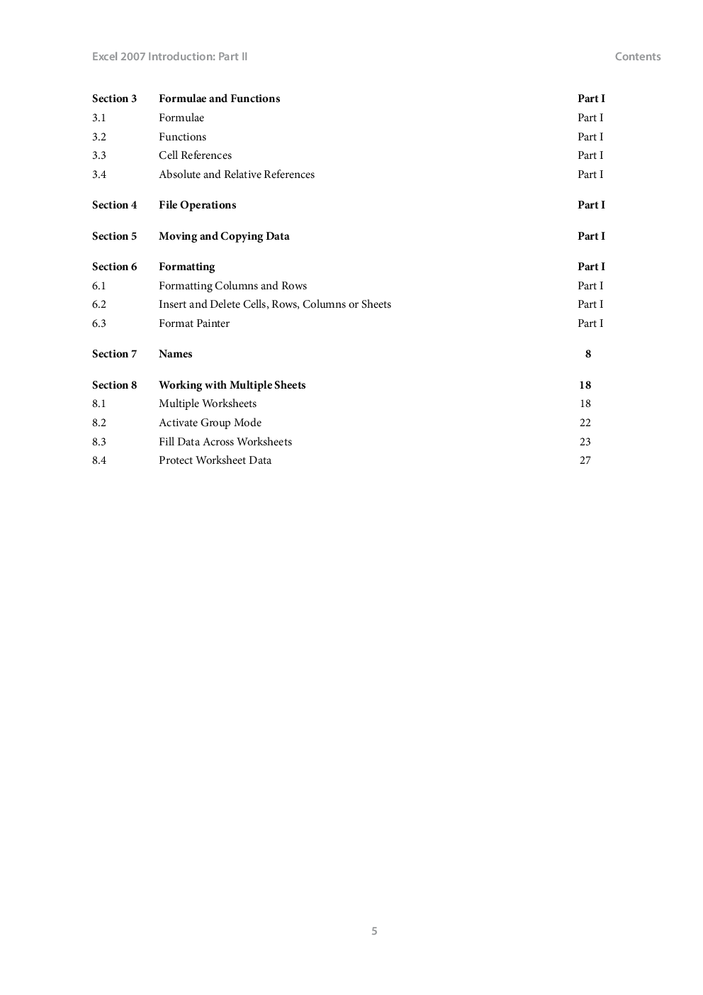 Excel 2007 Introduction Part-II - Page 4