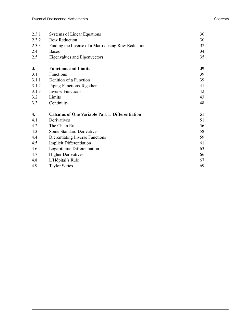 Essential Engineering Mathematics 2 - Page 5