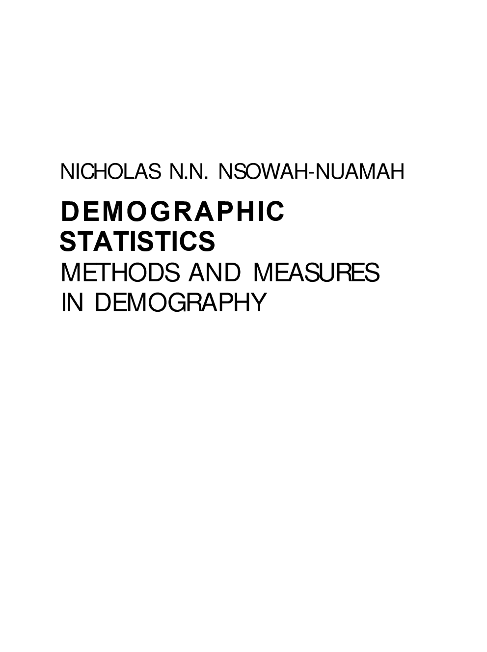Demographic Statistics - Page 2