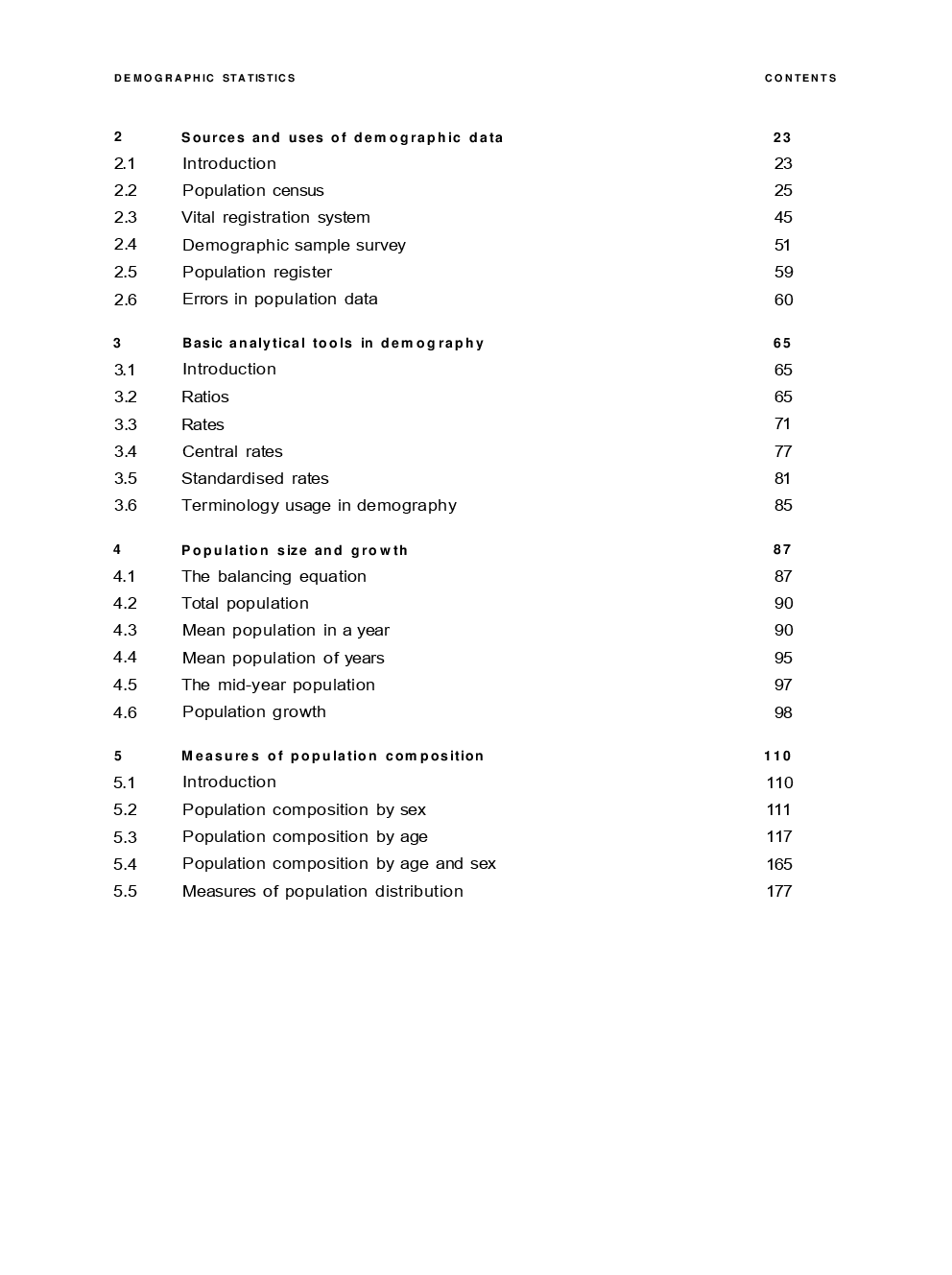 Demographic Statistics - Page 5