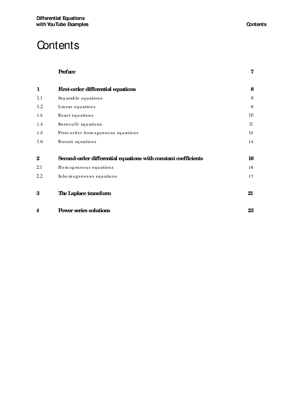 Differential Equations With You Tube Examples - Page 4