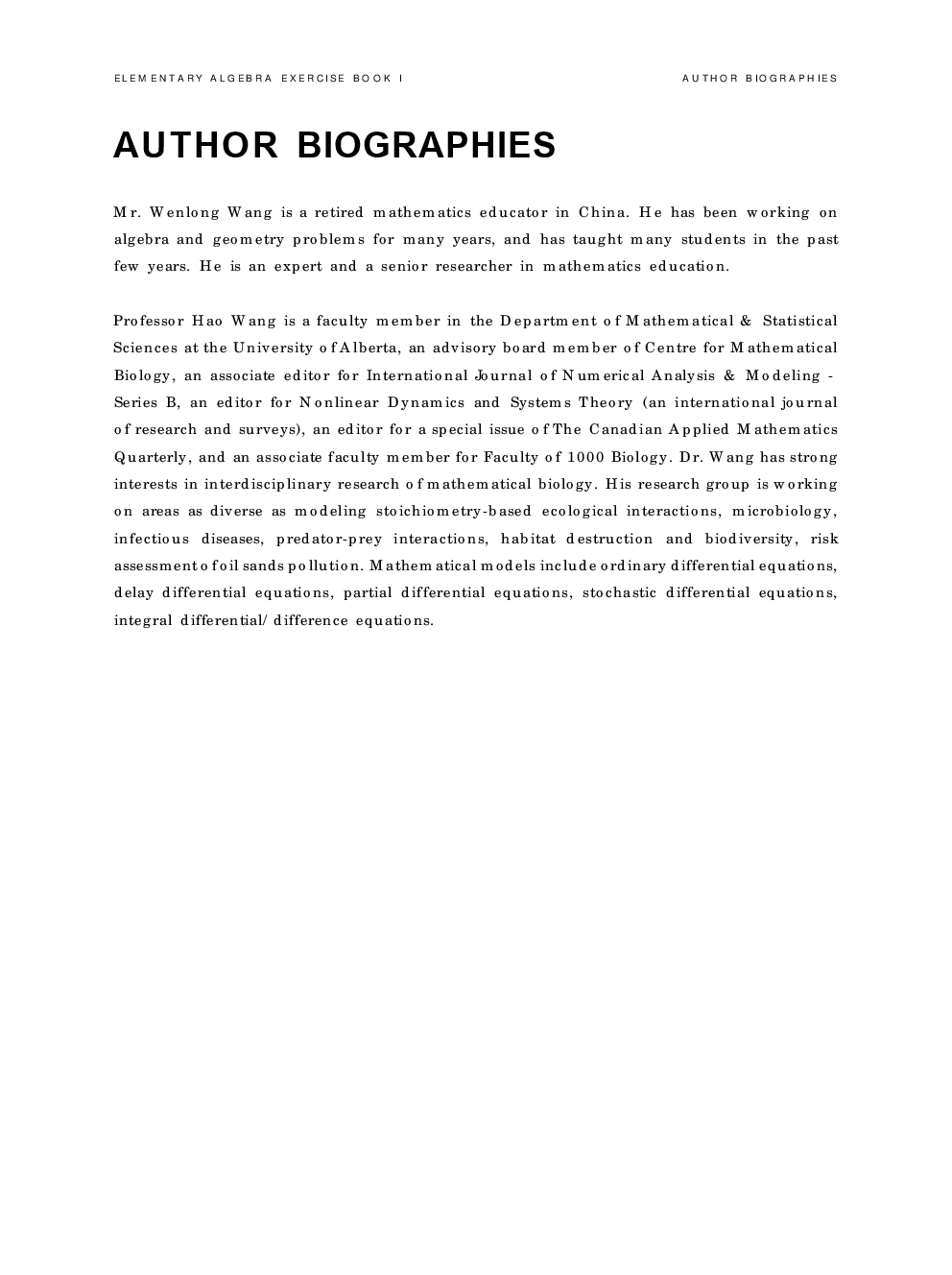 Elementary Algebra Exercise Book I - Page 5
