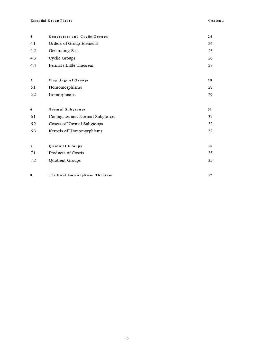 Essential Group Theory - Page 5