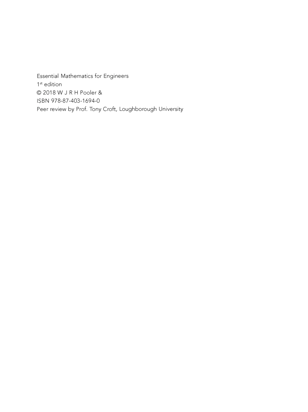Essential Mathematics For Engineers - Page 3