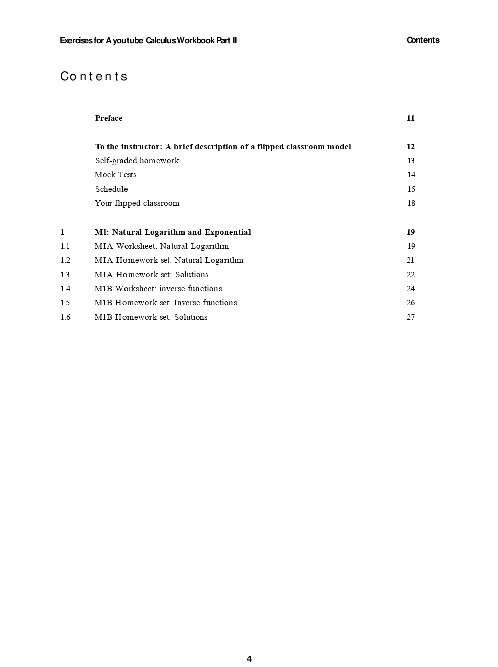 Exercises For A youtube Claculus Workbook Part II - Page 4