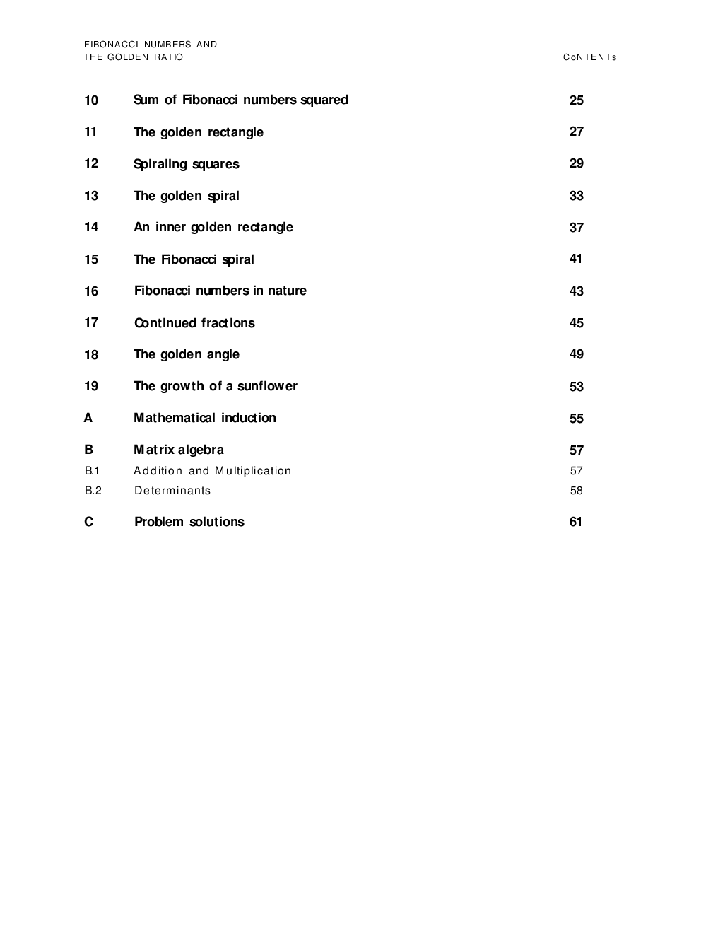 Fibonacci Numbers And the Golden Ratio - Page 5
