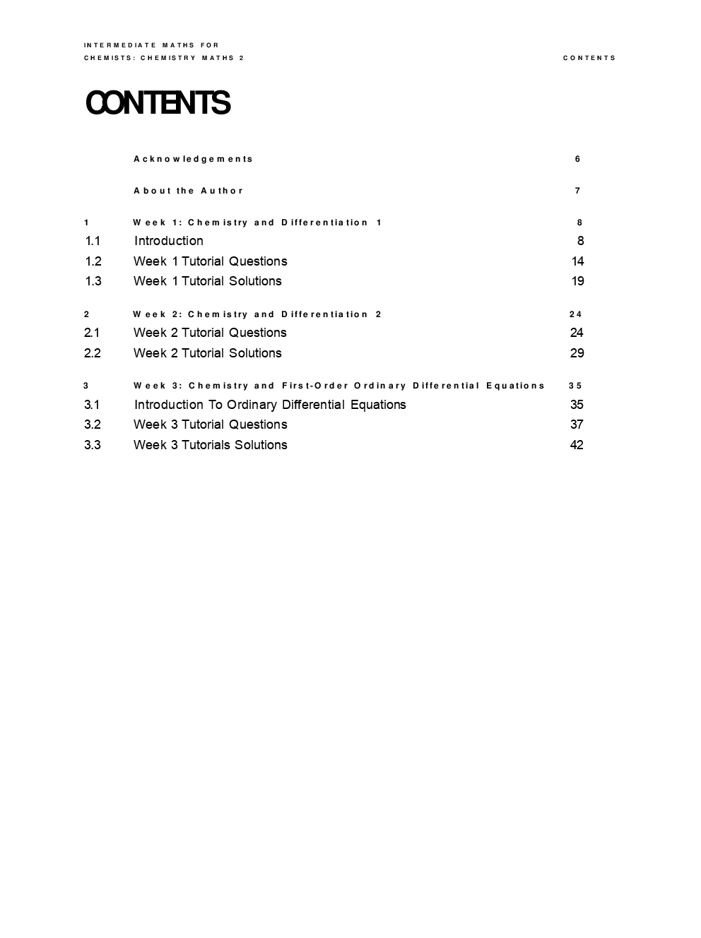 Intermediate Maths For Chemists - Page 4
