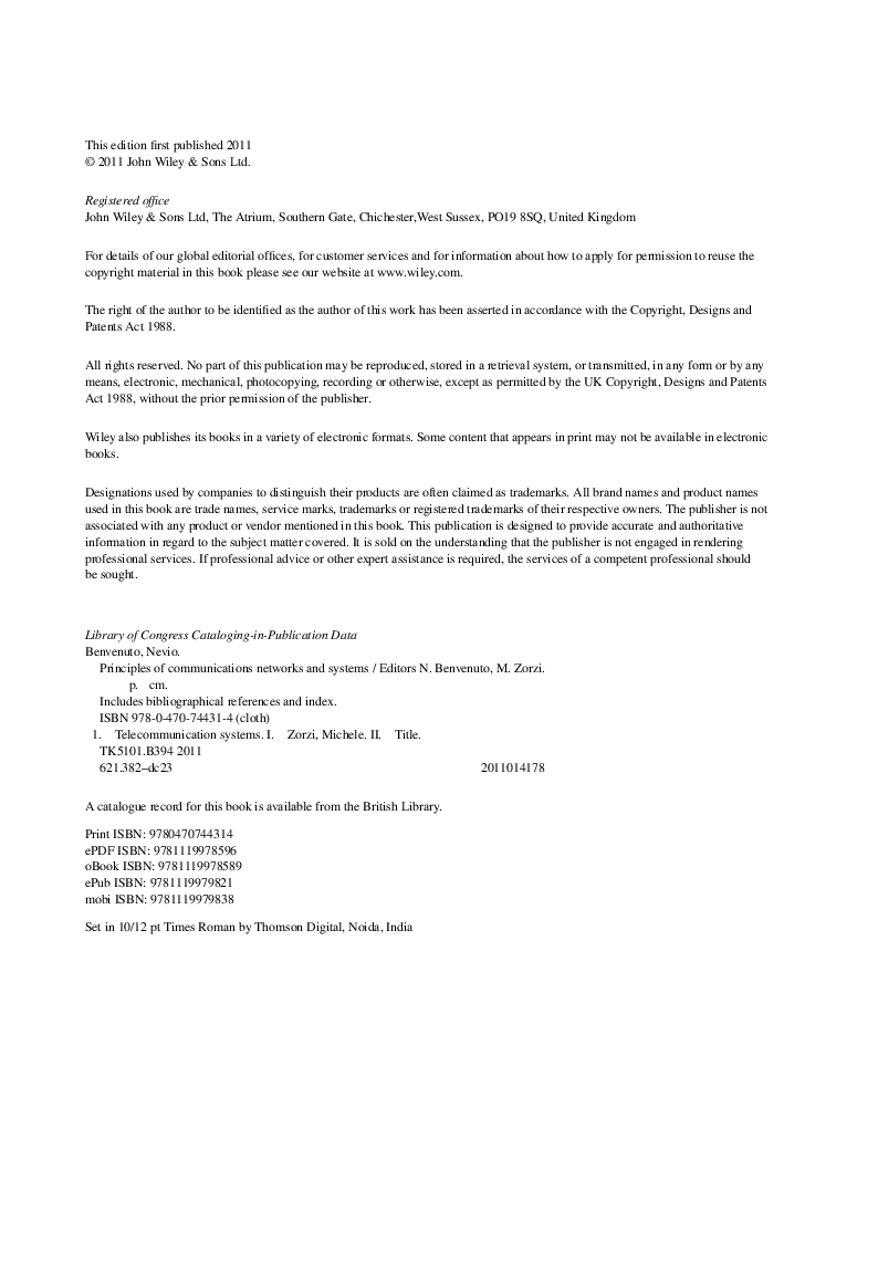Principles Of Communications Networks And Systems - Page 4