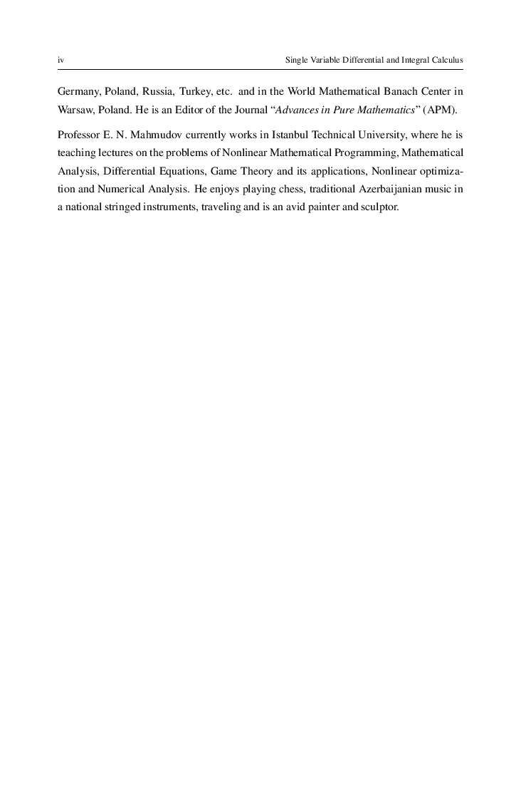 Single Variable Differential And Integral Calculus - Page 5