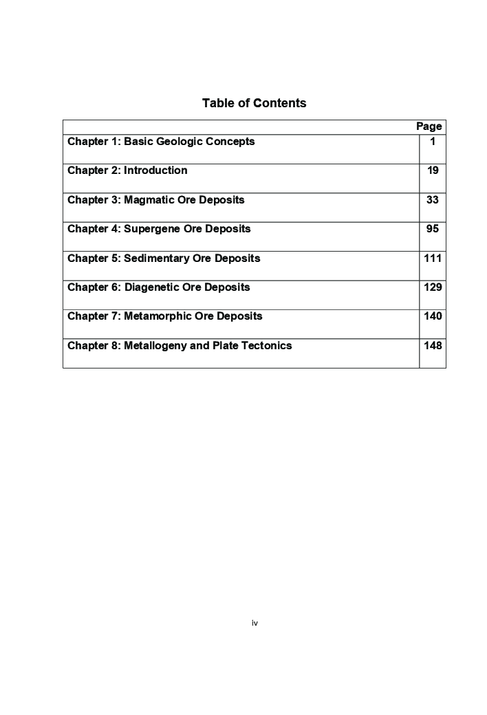 Economic Geology (Earth Science) Study Material For CSIR NET Exam - Page 3
