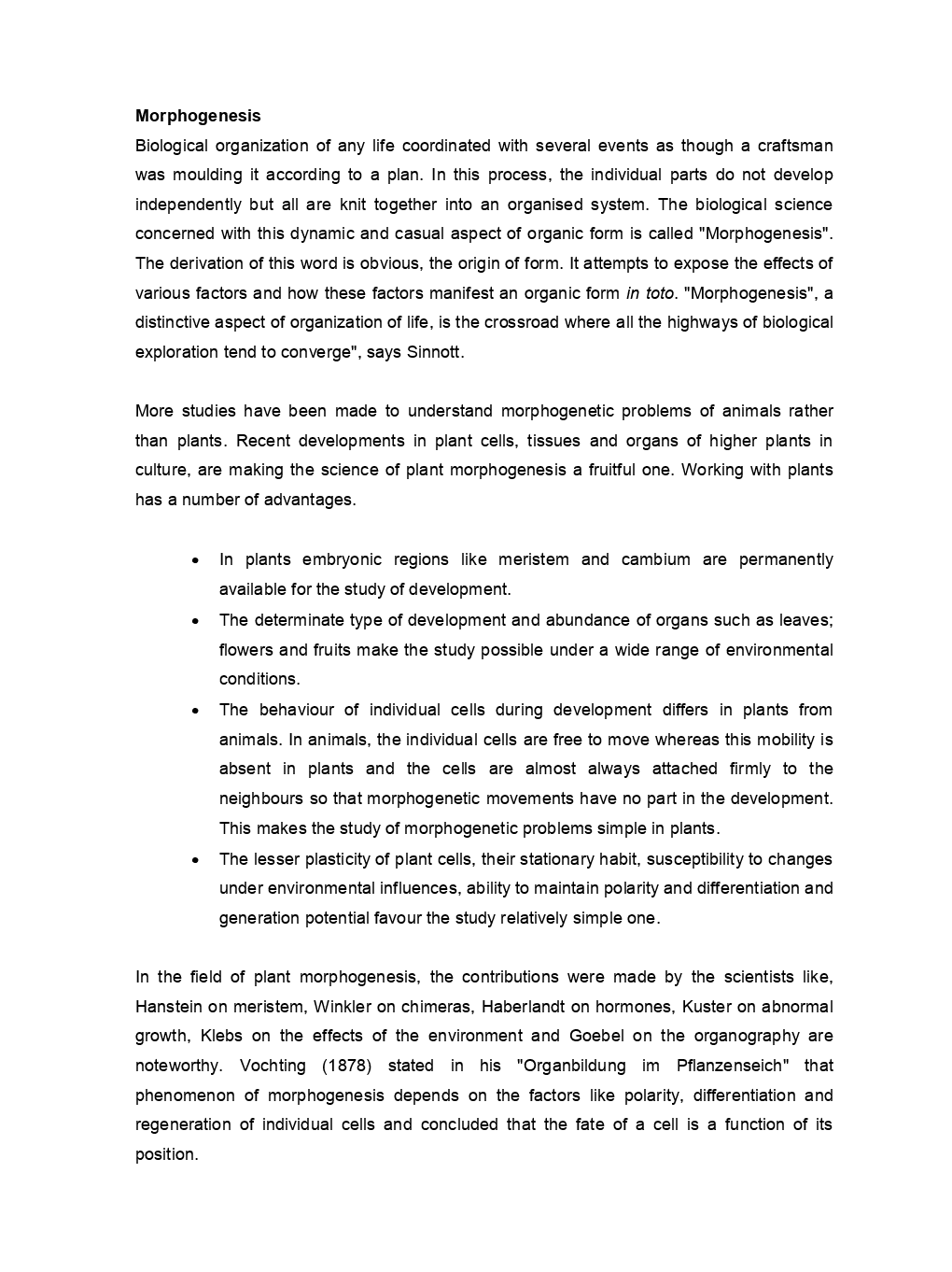 Morphogenesis And Organogenesis In Plants (Life Science) Study Material For CSIR NET Exam - Page 3