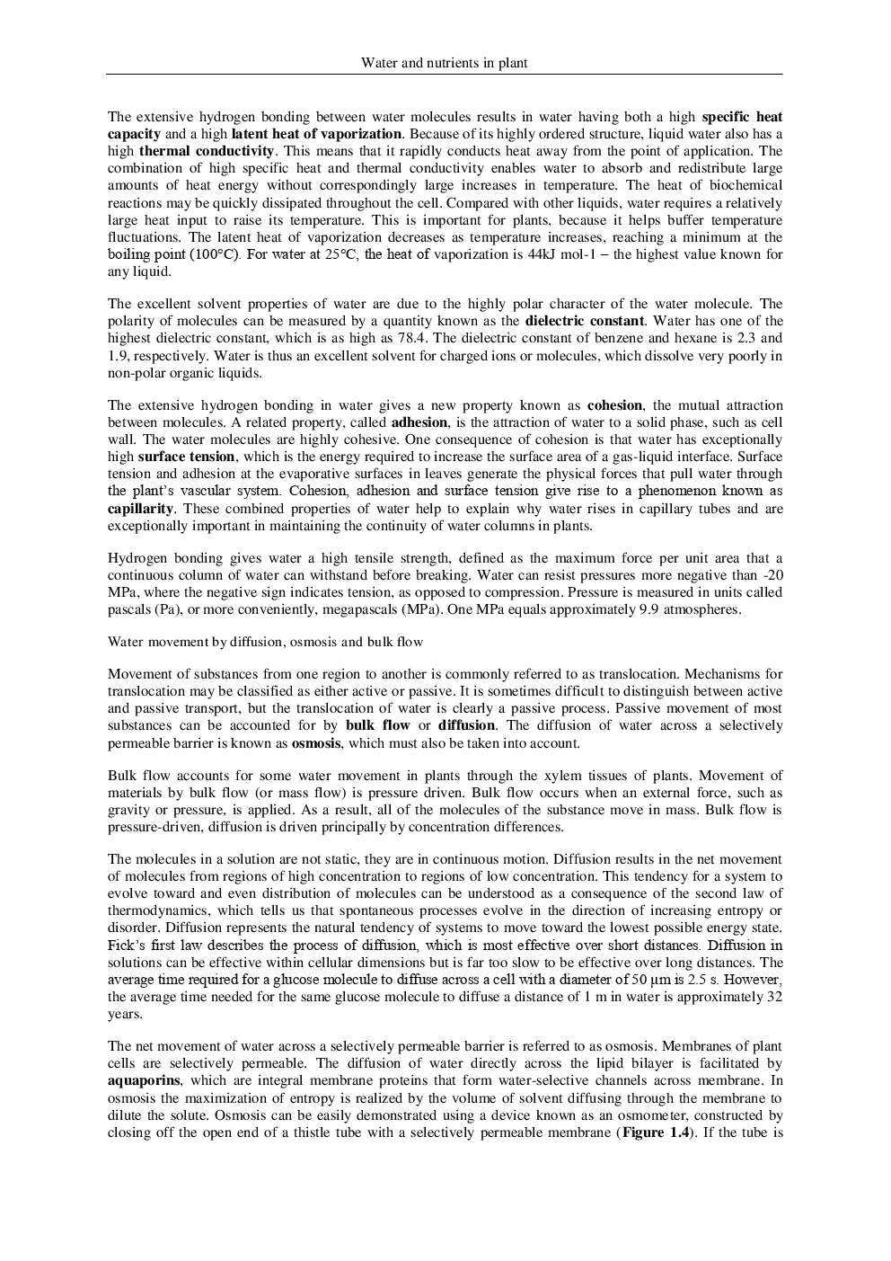 System Physiology - Plant (Life Science) Study Material For CSIR NET Exam - Page 5