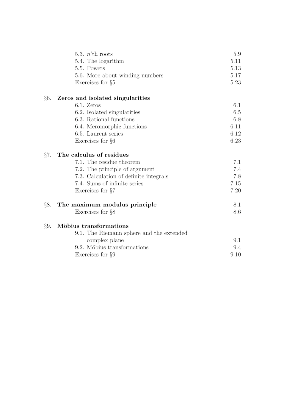 Complex Analysis  (Mathematical Science) Study Material For CSIR NET Exam - Page 4