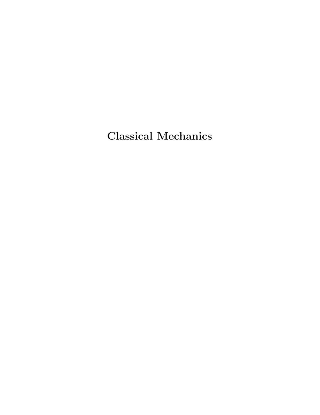 Classical Mechanics (Physical Science) Study Material For CSIR NET Exam - Page 2