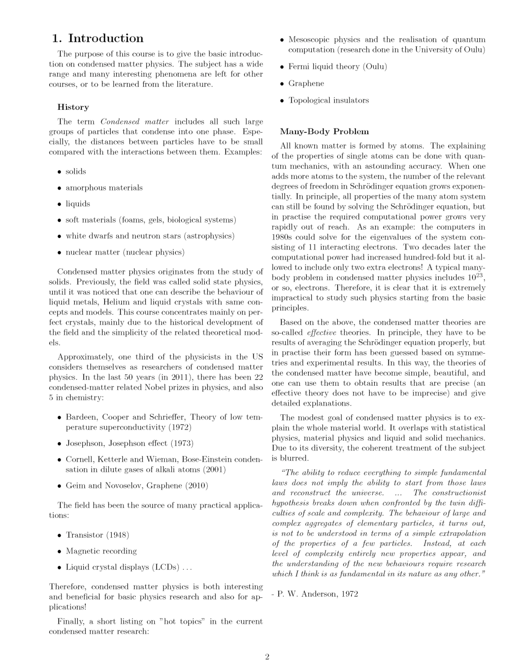 Condensed Matter Physics (Physical Science) Study Material For CSIR NET Exam - Page 3