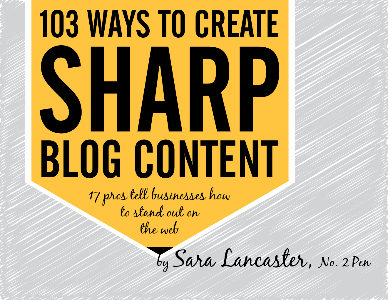 103 Way To Create Sharp Blog Content - Page 1