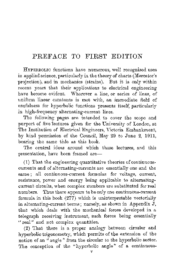 The Application Of Hyperbolic Functions To Electrical Engineering Problems - Page 3