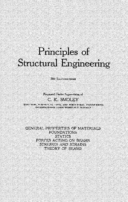 Principles Of Structural Engineering - Page 1