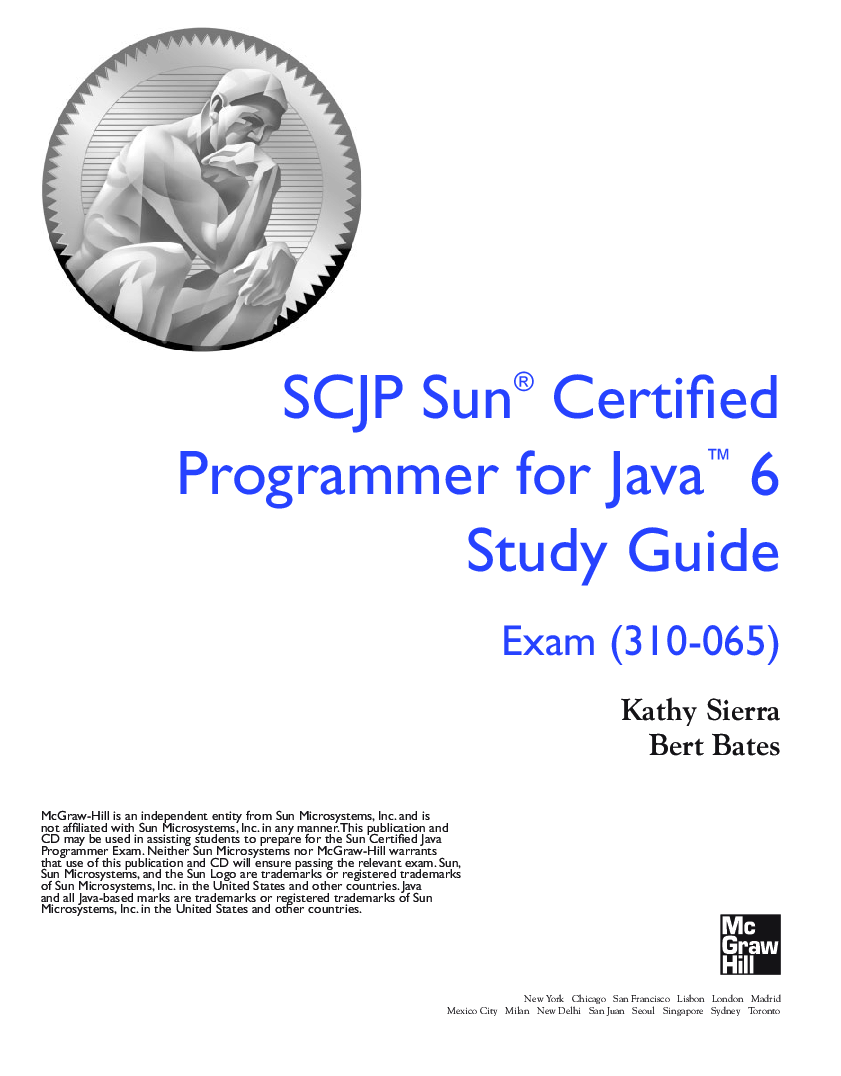 Sun Certified Programmer For Java 6 Study Guide - Page 5