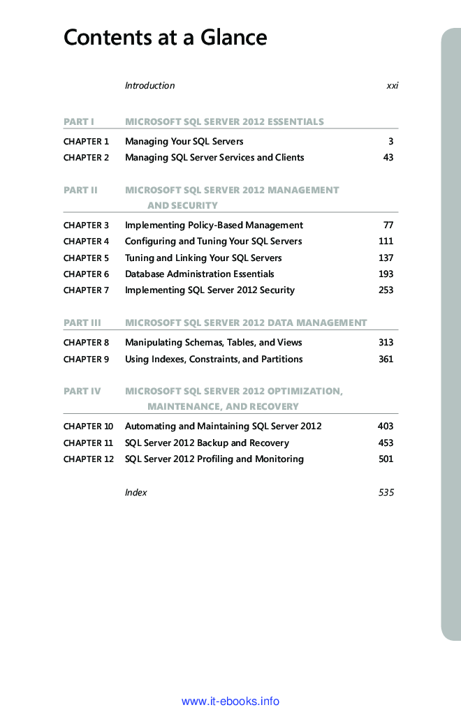Microsoft SQL Server 2012 - Page 5