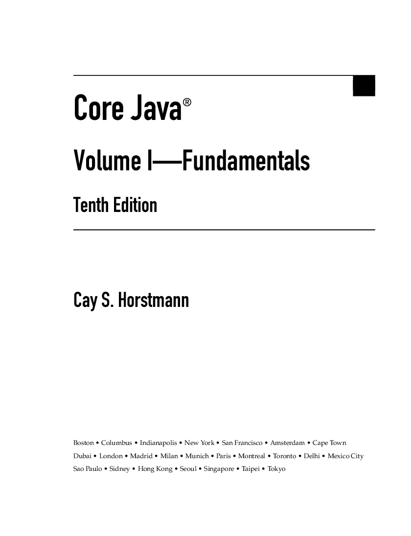 Core Java Fundamentals Volume-I - Page 4