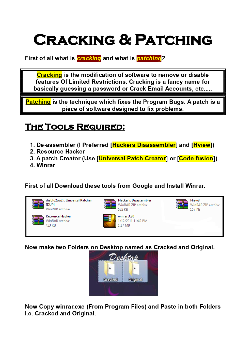 Cracking And Patching Reverse Engineering - Page 4